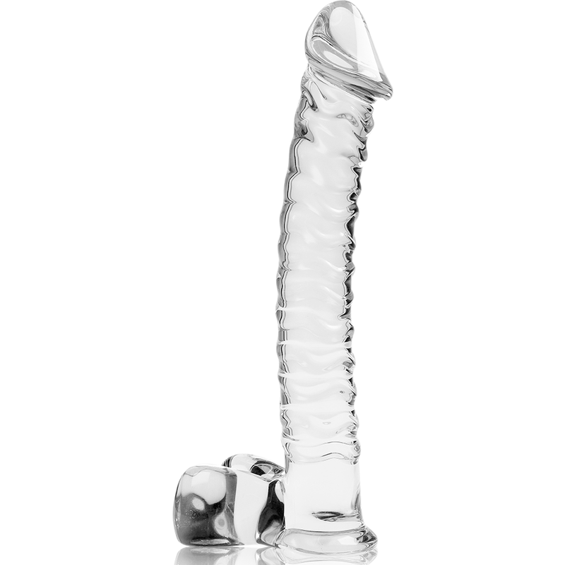 NEBULA SERIES BY IBIZA Modèle 23 Gode Verre Borosilicate Clair 21.5 Cm -O- 4 Cm — vue arrière
