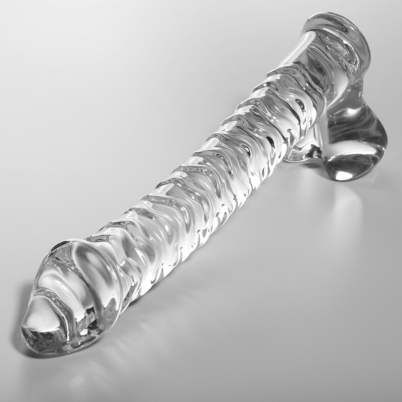 NEBULA SERIES BY IBIZA Modèle 23 Gode Verre Borosilicate Clair 21.5 Cm -O- 4 Cm — vue détaillée