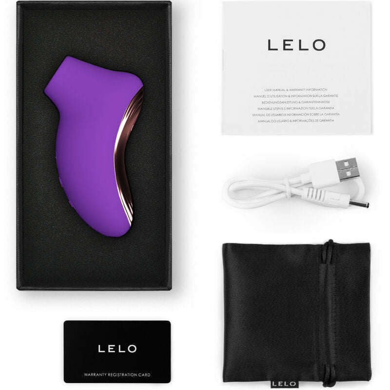 LELO Masseur Sonique Clitoris Sona 2 Travel Violet — vue arrière