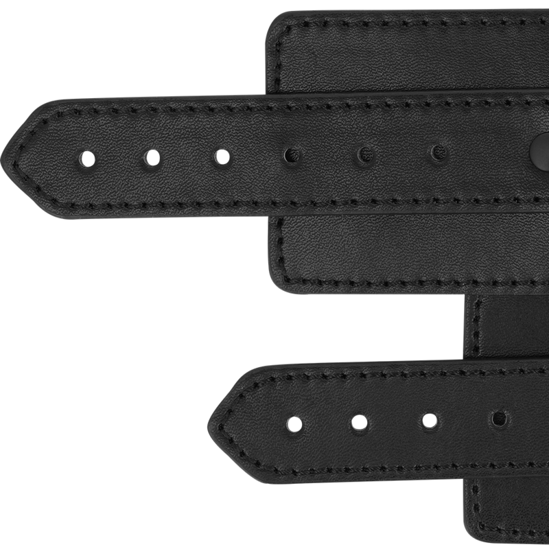INTENSE FETISH Fetish Menottes Cuir Végétalien — vue arrière
