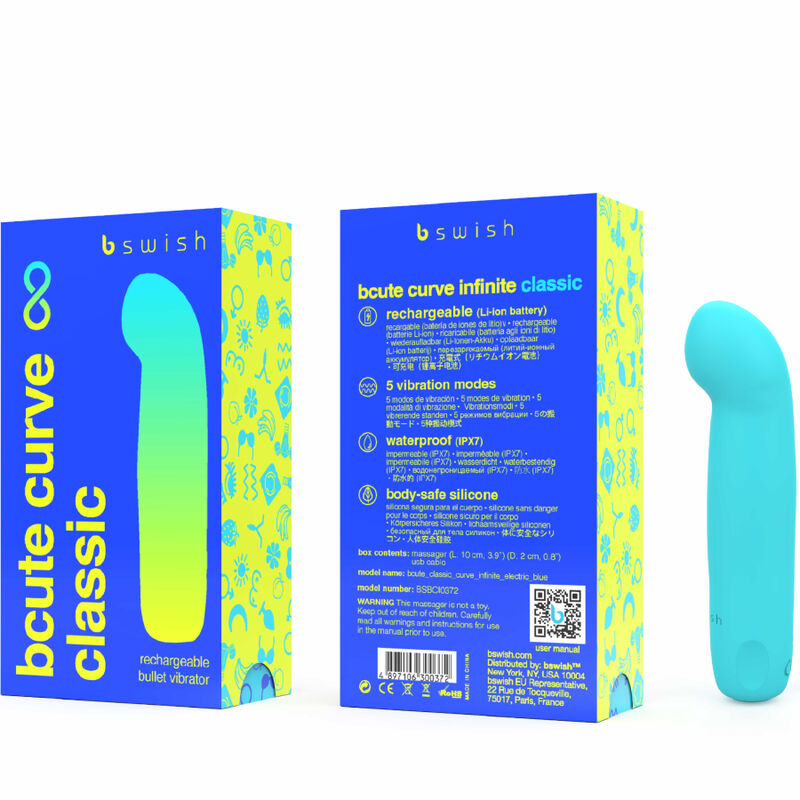 B SWISH Vibrateur Rechargeable Bcute Curve Infinite Classique Ble... — vue alternative