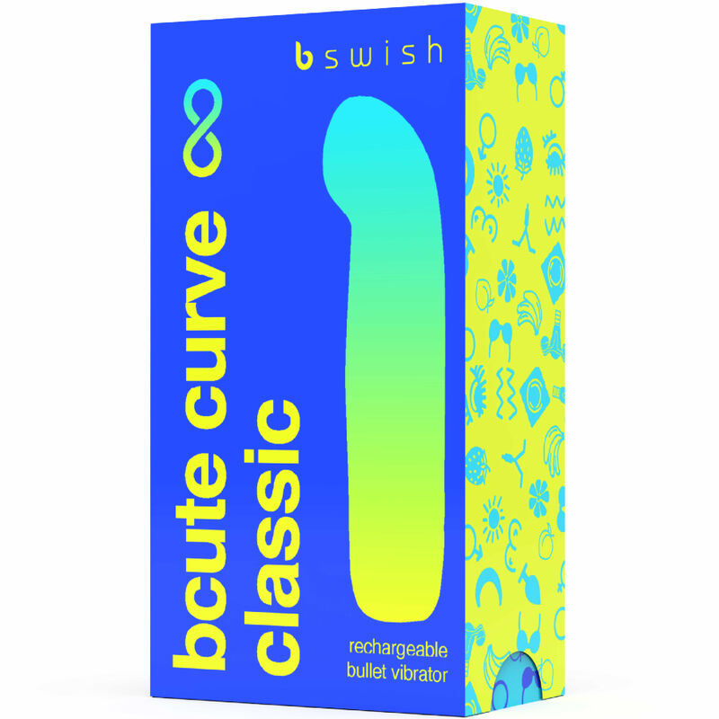 B SWISH Vibrateur Rechargeable Bcute Curve Infinite Classique Ble... — vue arrière