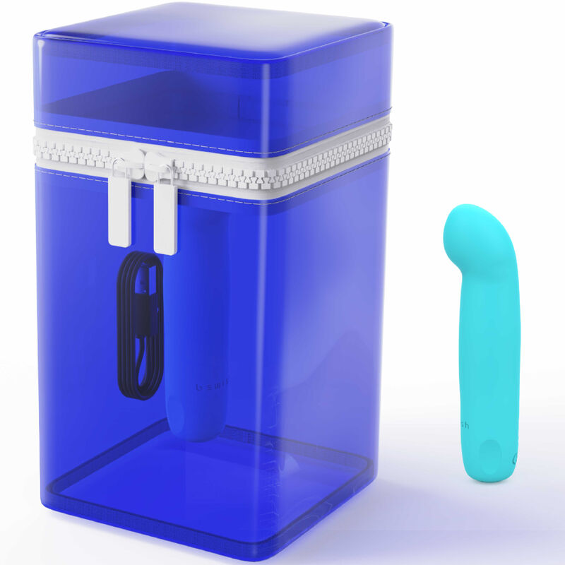B SWISH Vibrateur Rechargeable Silicone Bleu Bcute Curve Infinite... - Aura Intime
