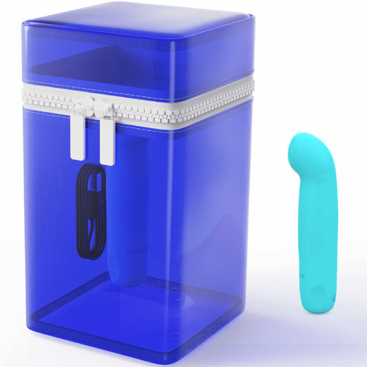B SWISH Vibrateur Rechargeable Silicone Bleu Bcute Curve Infinite... - Aura Intime
