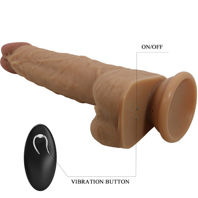 PRETTY LOVE HIGH GRADE GODE SILICONE JONATHAN 3 VIBRATIONS + 3 MESURES DINSERTIO... — vue arrière