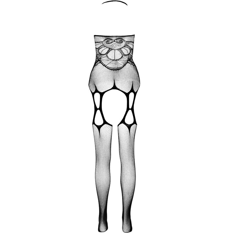 PASSION WOMAN BODYSTOCKINGS Bodystocking Eco Collection Eco Bs002 Noir — vue arrière