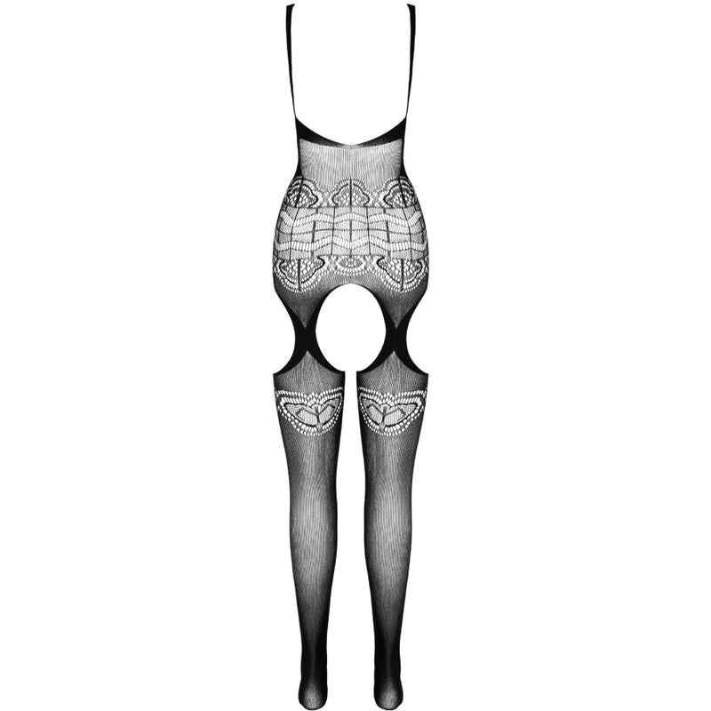PASSION WOMAN BODYSTOCKINGS Bodystocking Eco Collection Eco Bs005 Blanc — vue arrière