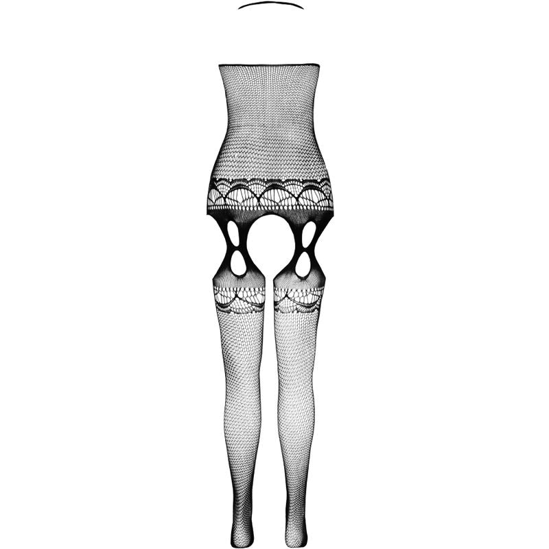 PASSION WOMAN BODYSTOCKINGS Bodystocking Eco Collection Eco Bs006 Rouge — vue arrière