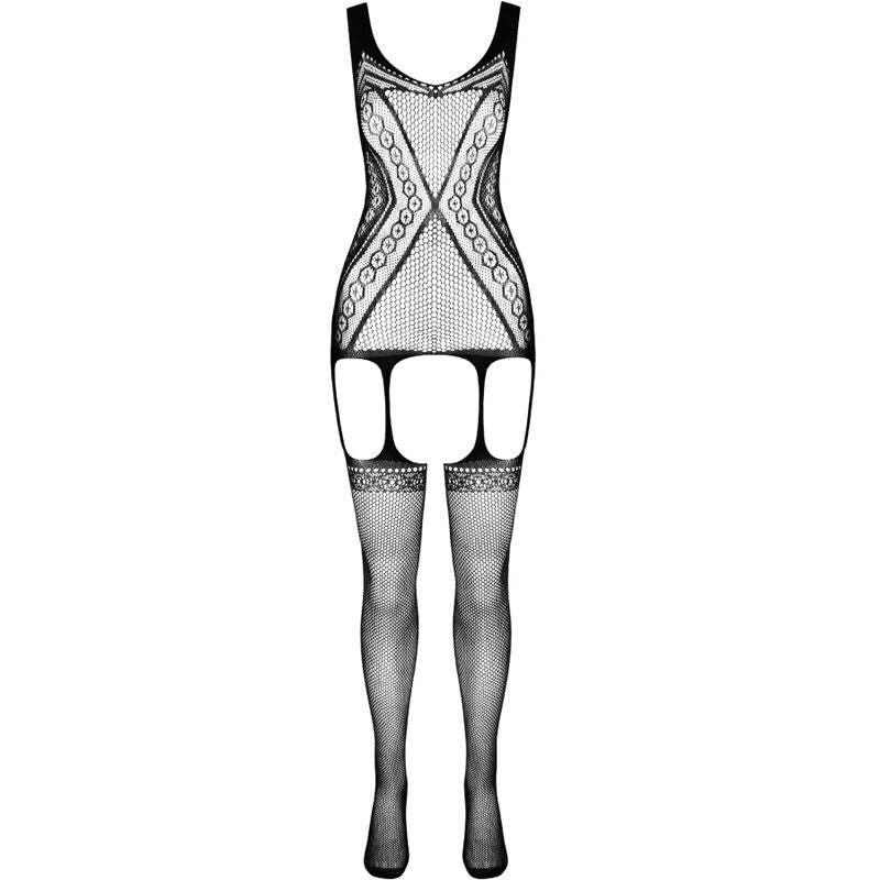PASSION WOMAN BODYSTOCKINGS Bodystocking Eco Collection Eco Bs007 Rouge — vue alternative