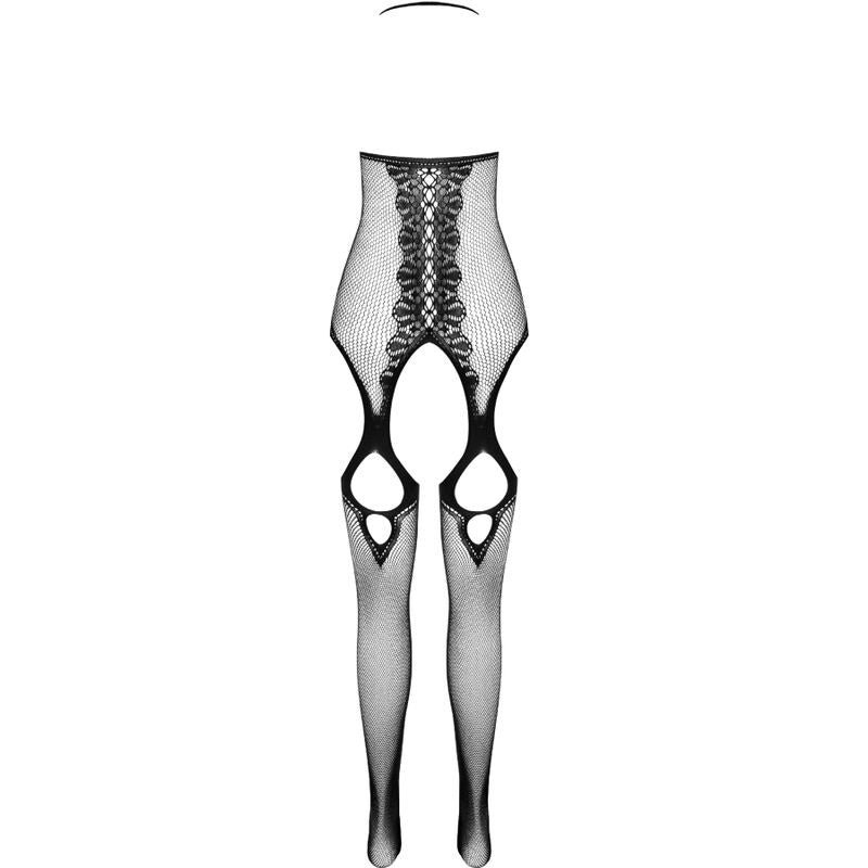 PASSION WOMAN BODYSTOCKINGS Bodystocking Eco Collection Eco Bs013 Noir — vue arrière