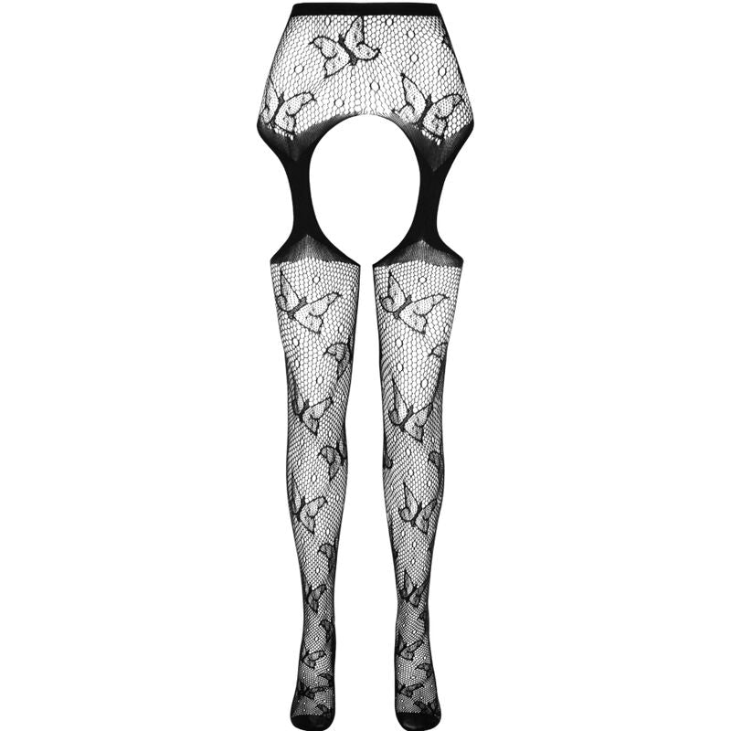 PASSION WOMAN GARTER & STOCK Bodystocking Eco Collection Eco S001 Rouge — vue alternative
