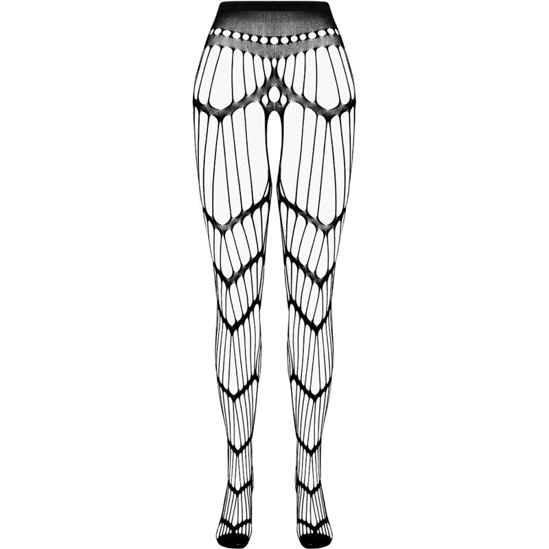 PASSION WOMAN GARTER & STOCK Bodystocking Eco Collection Eco S006 Blanc — vue alternative