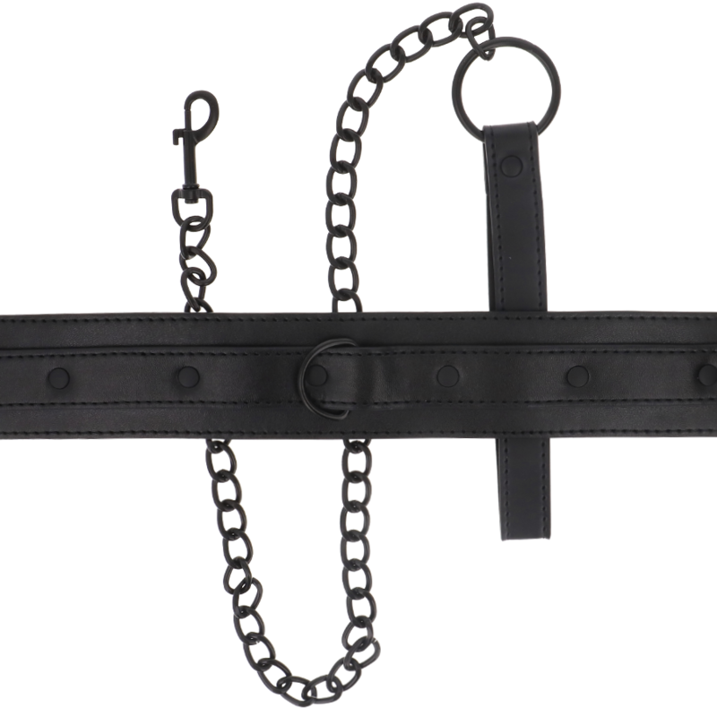 INTENSE FETISH Fetish Collier Cuir Vegan — vue arrière