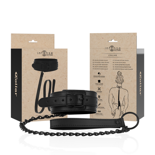 INTENSE FETISH Fetish Collier Cuir Vegan - Aura Intime