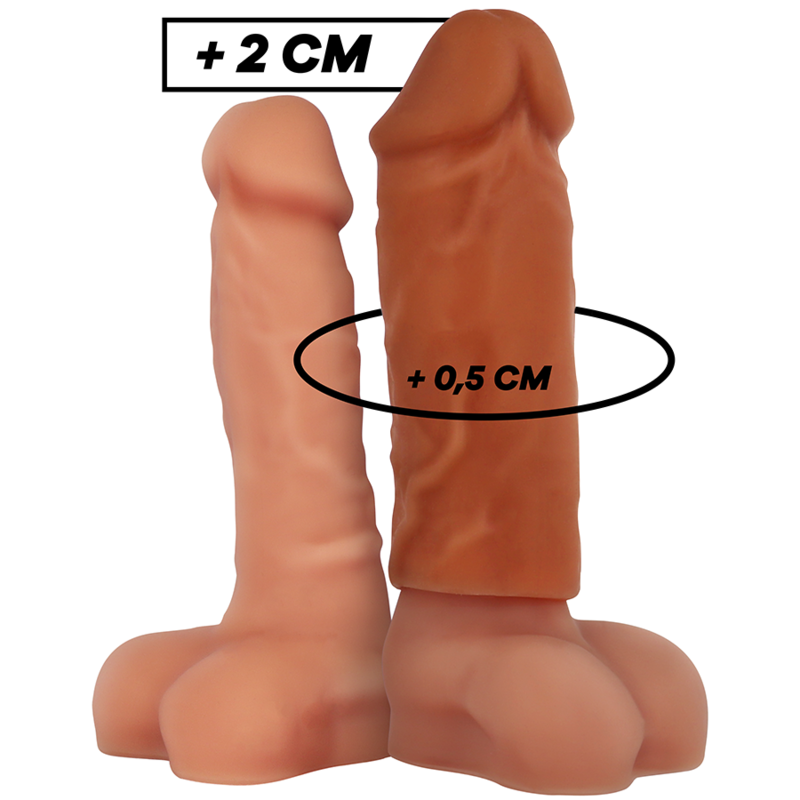 VIRILXL EXTENSION PÉNIS MARRON SILICONE LIQUIDE V3 - Aura Intime