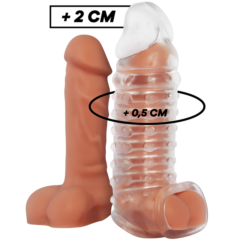 VIRILXL EXTENSION PÉNIS GAINE V11 TRANSPARENTE - Aura Intime