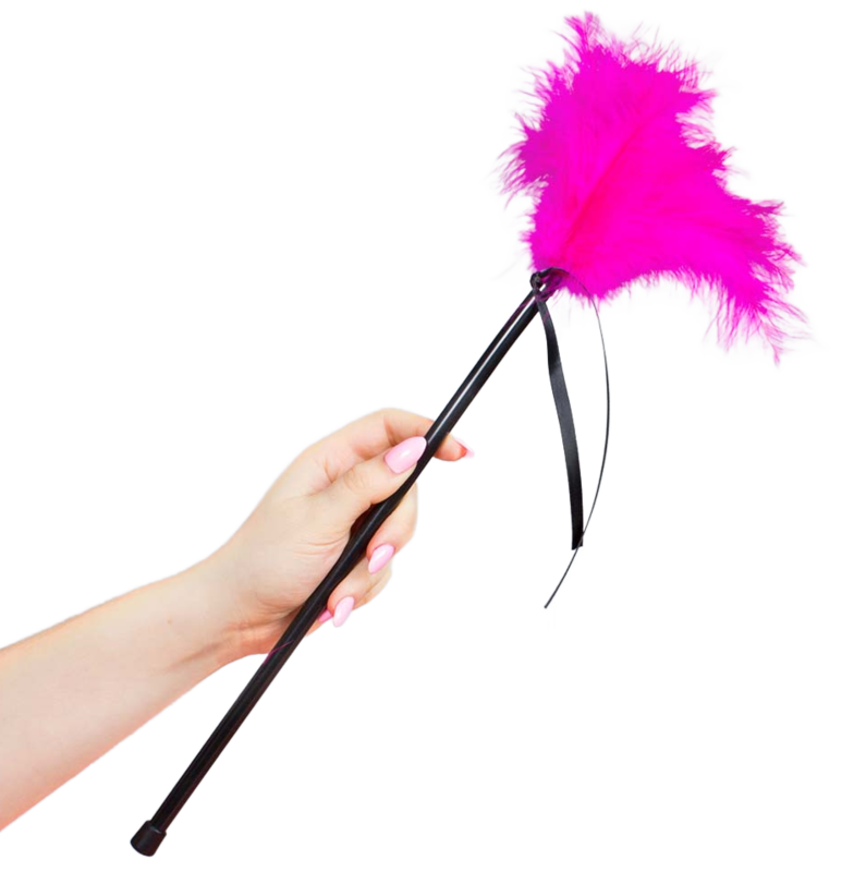 SECRETPLAY 100% FETISH Plumes Rose 40 Cm — vue alternative