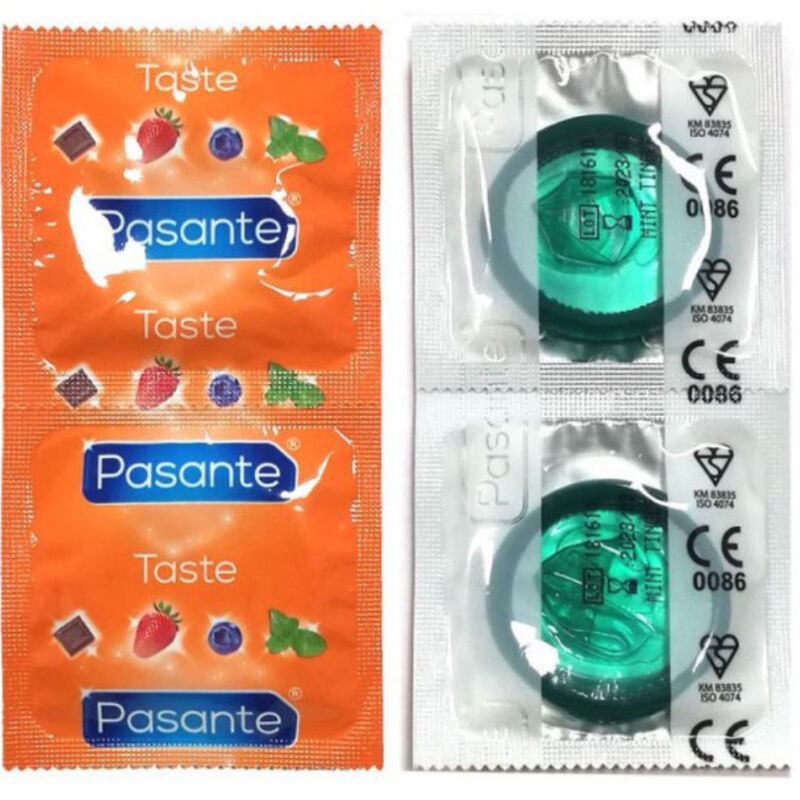 PASANTE Préservatifs Saveur Menthe Sac 144 Unités - Aura Intime