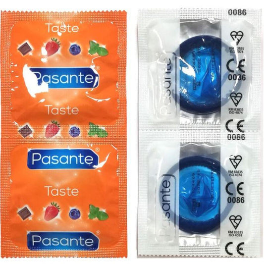 PASANTE Préservatifs Saveur Bleuet Sac 144 Unités - Aura Intime