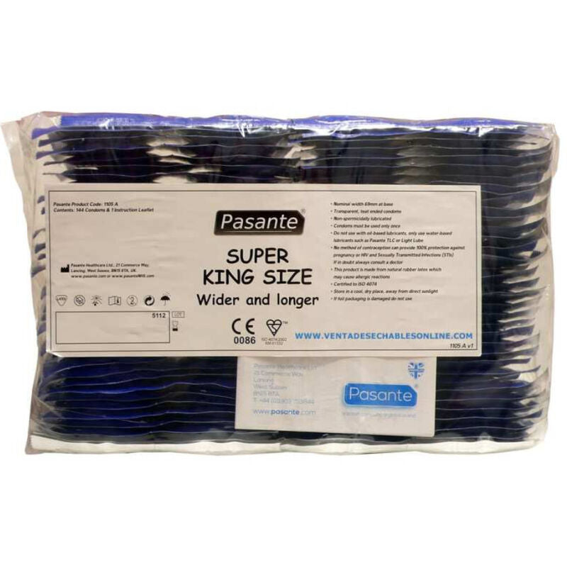 PASANTE Préservatifs Taille Super King Sac 144 Unités — vue alternative