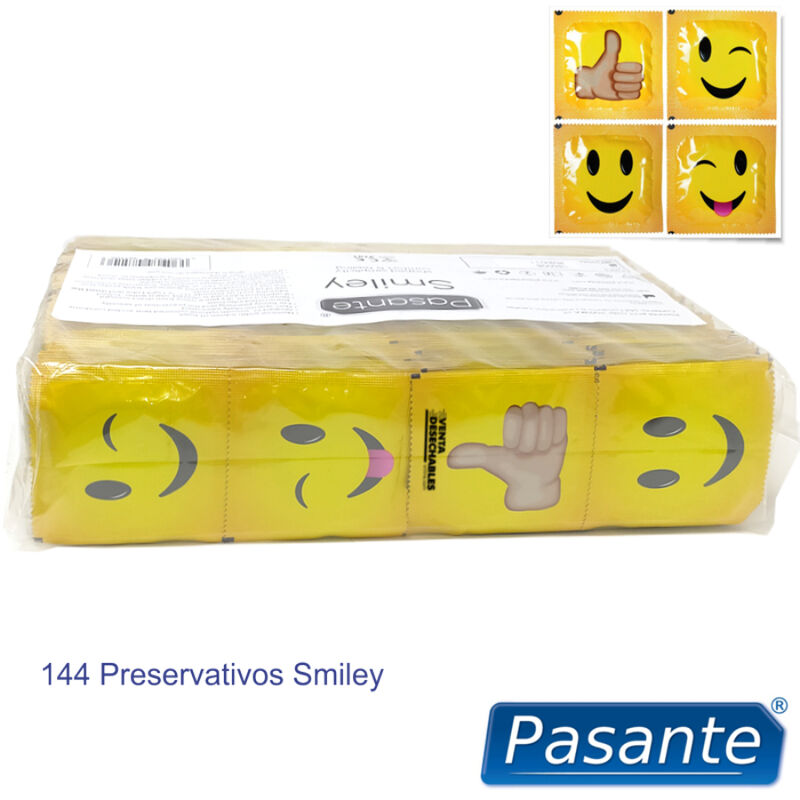 PASANTE Préservatifs Smiley Sac 144 Unités — vue alternative