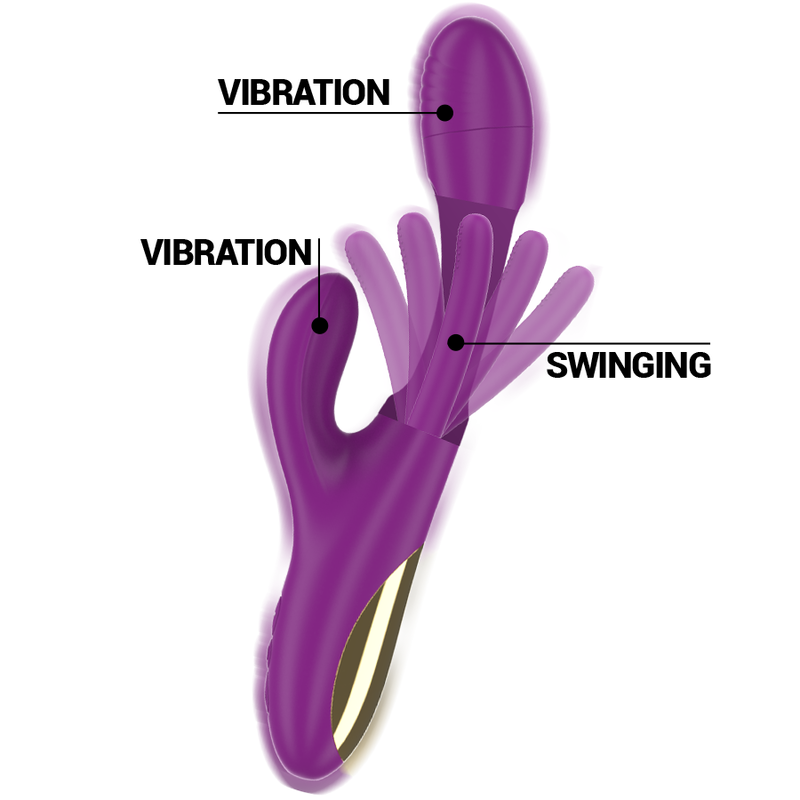 INTENSE HIGH TECH Apolo Vibrateur Multifonction Rechargeable 7 Vibrations L... — vue alternative