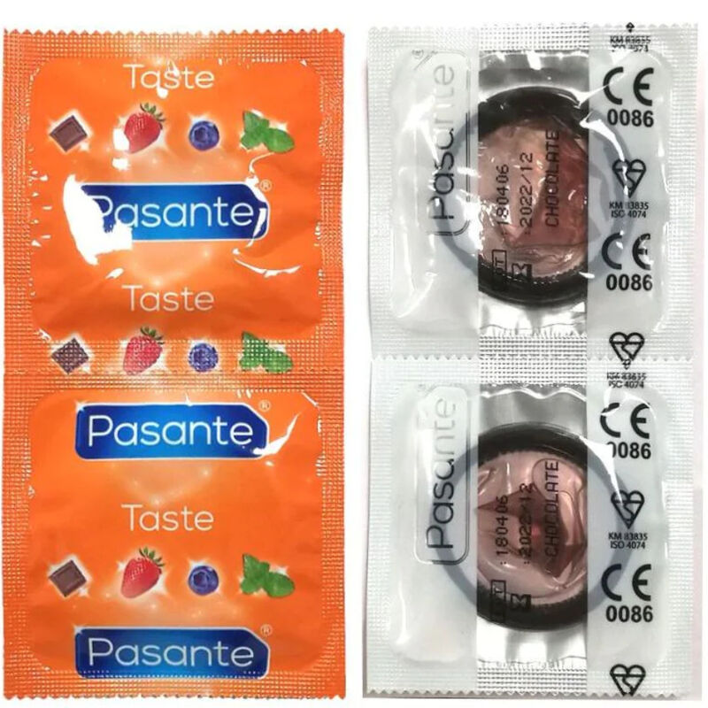PASANTE Préservatifs Saveur Chocolat Temptation Sac 144 Unités - Aura Intime