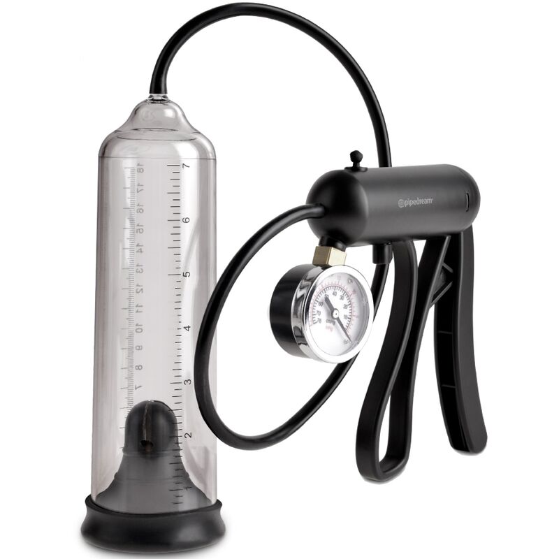 PUMP WORX Pompe Puissante Pro-Gauge Transparente - Aura Intime