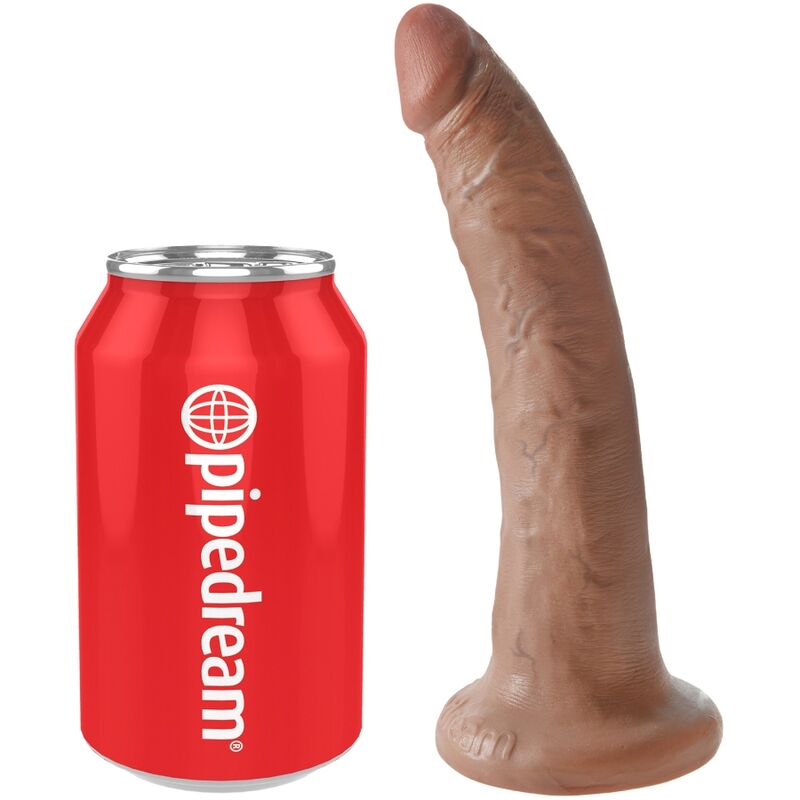 KING COCK PÉNIS RÉALISTE 17.5 CM CARAMEL — vue arrière