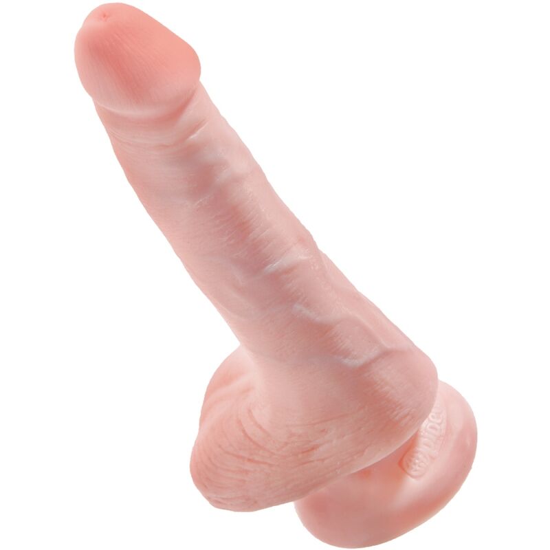 KING COCK - Pénis Réaliste Avec Boules 13.5 Cm Légères
