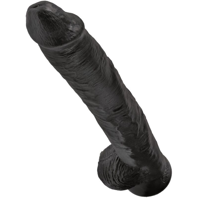 KING COCK PÉNIS RÉALISTE BOULES 30.5 CM NOIR — vue alternative
