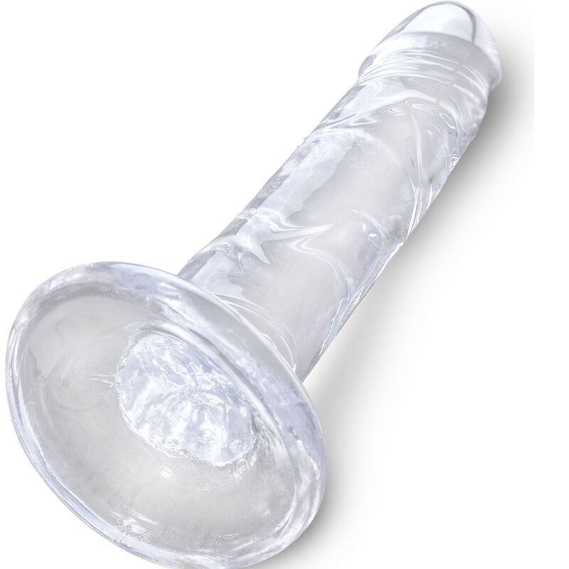 KING COCK CLEAR PÉNIS RÉALISTE 15.5 CM TRANSPARENT — vue détaillée