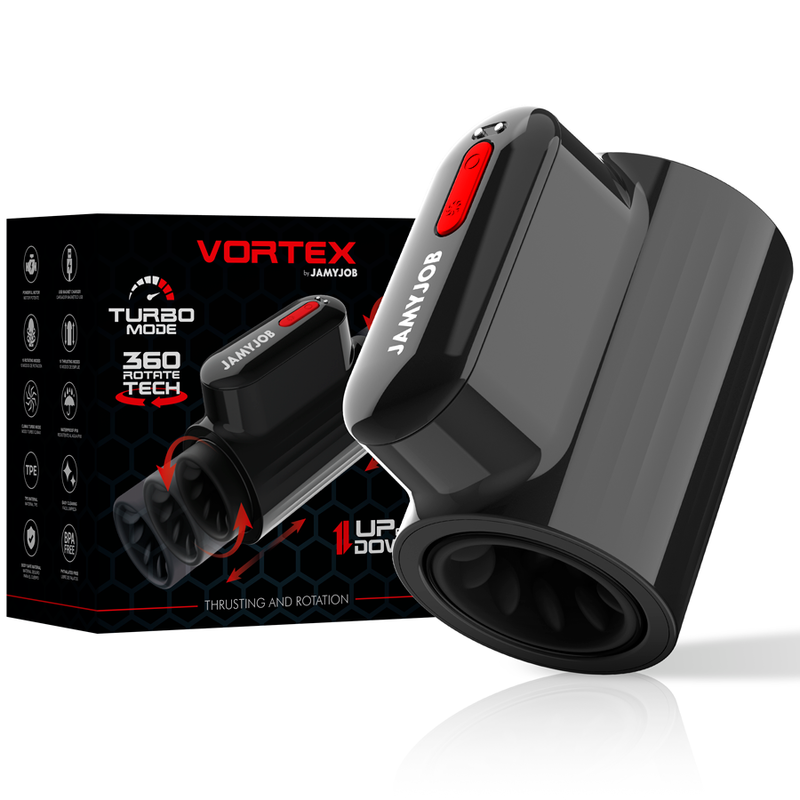 JAMYJOB Masturbateur Vortex Rotation Tech Turbo Mode — vue détaillée