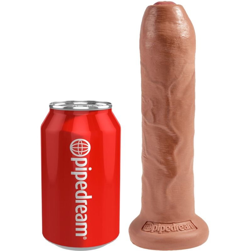 KING COCK - Pénis Réaliste Non Coupé 17.8 Cm Caramel