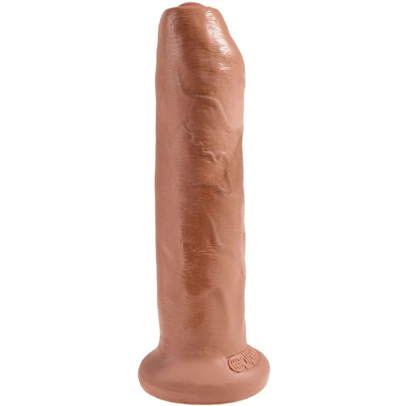 KING COCK PÉNIS RÉALISTE NON COUPÉ 17.8 CM CARAMEL - Aura Intime