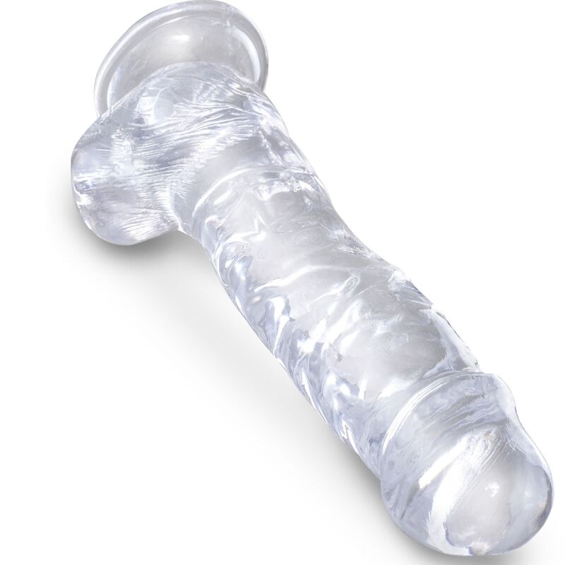 KING COCK CLEAR PÉNIS RÉALISTE BOULES 16.5 CM TRANSPARENT — vue alternative