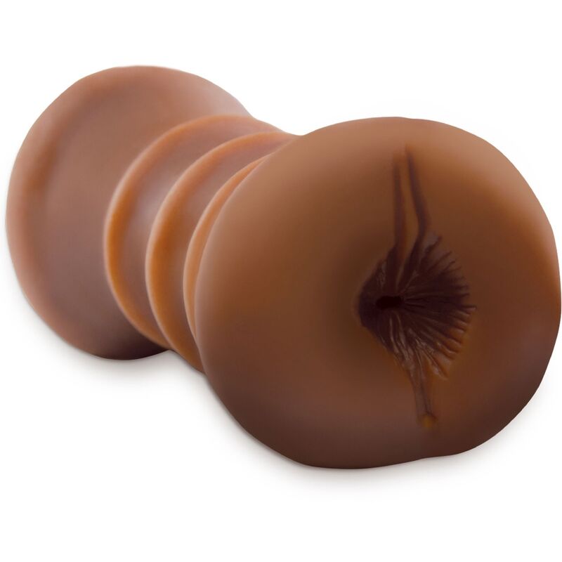 FETISH FANTASY EXTREME Masturbateur Réaliste À Double Entrée Vagin & Ano Marron — vue détaillée
