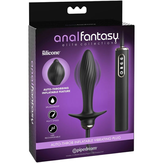 ANAL FANTASY ELITE COLLECTION PLUG GONFLABLE VIBRATEUR AUTO-THROB - Aura Intime