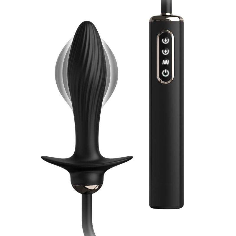 ANAL FANTASY ELITE COLLECTION PLUG GONFLABLE VIBRATEUR AUTO-THROB — vue détaillée