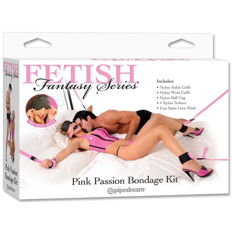 FETISH FANTASY SERIES Kit Bondage Rose — vue arrière