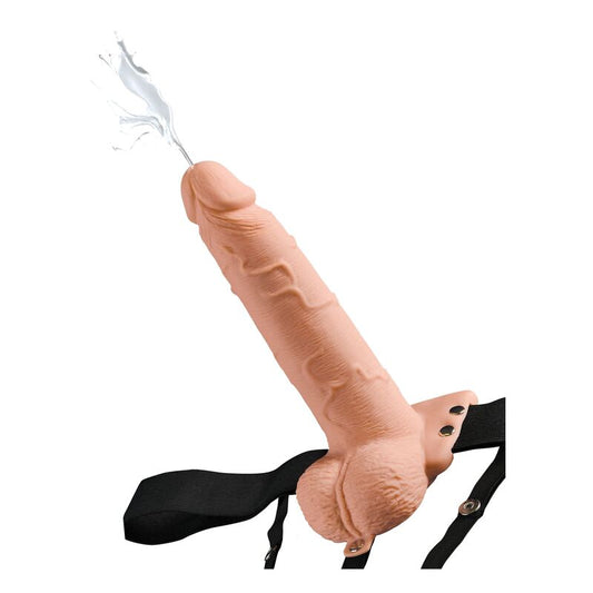 FETISH FANTASY SERIES - Adjustable Realistic Penis Harness with Ejaculating Balls 19 cm