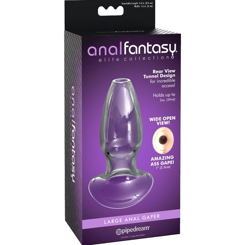 ANAL FANTASY ELITE COLLECTION DILATATEUR CRISTAL ANAL GAPER TAILLE M - Aura Intime