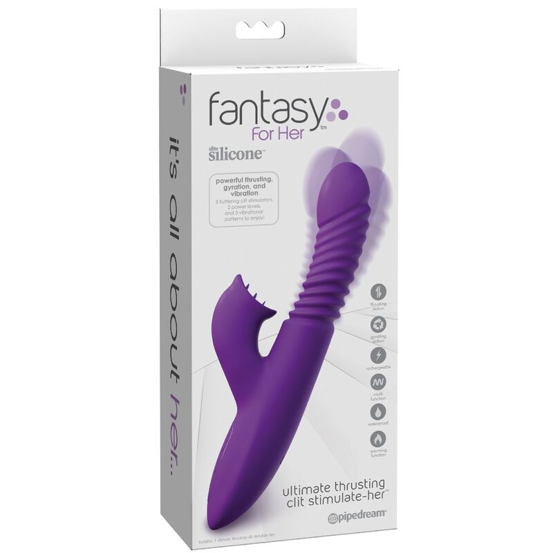 FANTASY FOR HER STIMULATEUR CLITORIS OSCILLATION THERMIQUE FONCTION VIBRA... — accessoires inclus