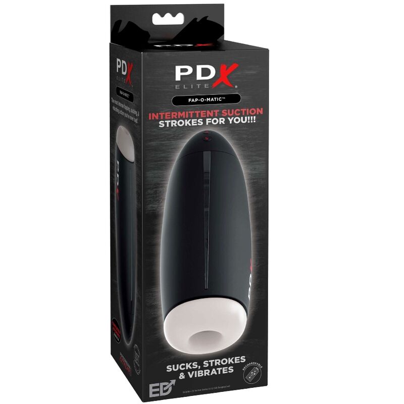 PDX ELITE Stroker Fap-O-Matic Sucker & Vibrateur Masturbateur — vue alternative