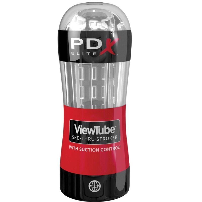 PDX ELITE Masturbateur Stroker Tube Vue Contrôle Aspiration Transpa... - Aura Intime