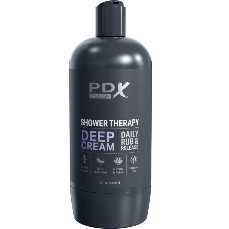 PDX PLUS - Discreet Stroker Masturbator Deep Cream Shampoo Bottle Design