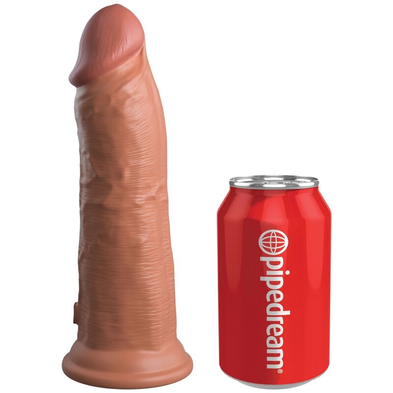 KING COCK - Elite Gode Réaliste En Silicone 20.3 Cm Caramel