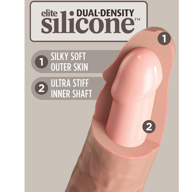 KING COCK ELITE GODE RÉALISTE SILICONE 23 CM — vue arrière