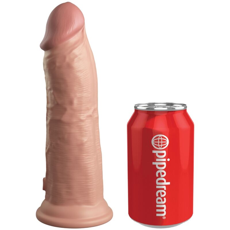 KING COCK ELITE GODE RÉALISTE VIBRANT & SILICONE 20.3 CM - Aura Intime