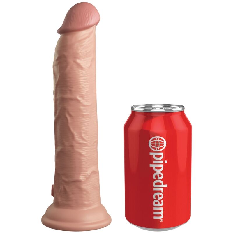 KING COCK ELITE VIBRATEUR GODE RÉALISTE & TÉLÉCOMMANDE SILICONE 23 CM - Aura Intime
